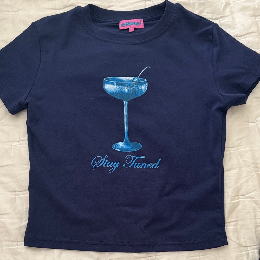 Edikted Stay Tuned baby tee